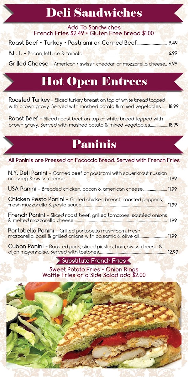 State Line Family Restaurant Menu - Image 2